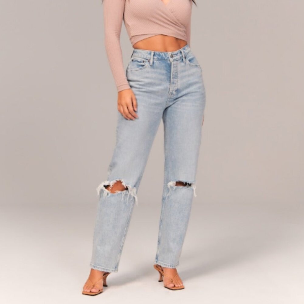 Abercrombie Curve Love Dad High Rise